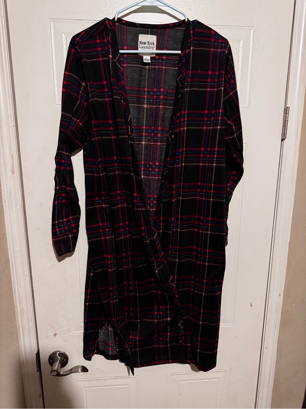 🖤 New York Laundry Plaid Duster Cardigan | Women’s Large 🖤